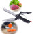 Factory Direct Sales Multi-Function Kitchen Vegetable Scissors 2-in-1 Smart Kitchen Knife One Piece Dropshipping
