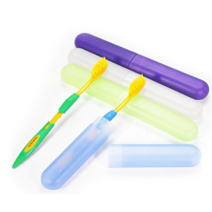 Factory Wholesale New Travel Portable Frosted Toothbrush Case Toothbrush Set Box Anti-Bacteria Travel Portable