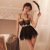 Rose Ruo New Sexy Sexy Push-up Underwear Temptation Perspective Set Nightdress Hollow Lace Limited Price 46 Yuan 176#