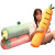 Cylindrical Pillow TikTok Celebrity Inspired Student Long Pillow Net Red Product Dormitory Sleeping Children Plush Toys