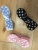 Dot Bow Washing Face Hair Band Kawawi Bow Hair Band Flannel Makeup Headband