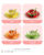 Weige Hand-Painted Watermelon Bowl Ceramic Creative Water Bowl Cute Household Combination Tableware Bowl Set