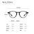 New Retro AntiBlue Glasses for Both Men and Women TR90 round Frame Plain Glasses AntiReflective Computer Glasses