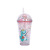 Creative Cartoon Double Layer Cola Ice Cup Student Straw Portable Plastic Water Bottle Transparent Children's Portable Bottle Can Be Customized