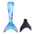Foreign Trade Mermaid Tail Adult Women's Swimsuit ParentChild Children's Swimsuit Performance Clothing Can Hold Flippers
