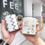 Light Luxury Gold Foil Handle Mug Creative Ceramic Cup Business Office Coffee Cup Wedding Gift Cup