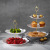 ThreeLayer Fruit Plate Dried Fruit Tray Afternoon Tea Snack Tray Dessert Table MultiLayer Cake Stand Cake Tabletop