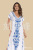 Beach Smock Rayon Embroidered Beach Robe Holiday Beach Dress Cross-Border Amazon 19034 (Six Colors)