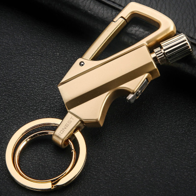 Baicheng Million Match Key Chain Lighter Metal Multi-Function Car Key Chain Wholesale Gift