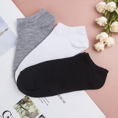 Men's Summer New Shallow Mouth Invisible Ankle Sock Hidden Thin Socks Business SweatAbsorbent Solid Color Socks Whole