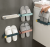 Best-Seller on Douyin Punch-Free Shoe Rack Macaron Bathroom Slipper Rack Simple Toilet Storage Wall-Mounted Storage Rack