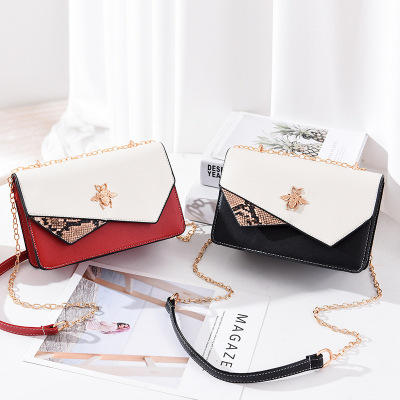 Women's Bag 2020 Summer New Fashion Colorblock Korean Style All-Matching Shoulder Bag Crossbody Women's Bag Internet Celebrity Bags