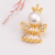 Creative New Angel Necklace Pendant Elegant Cute Angel Fashion Zircon Simple and Compact Necklace Factory Direct Sales