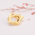 Factory Direct Sales Temperament Necklace Pendant Female Heart-Shaped Geometric Micro-Inlaid Diamond Jewelry Accessories Spot Wholesale