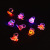 Halloween Luminous Ring LED Flash Flexible Glue Pumpkin Finger Lamp Children's Toys Gifts CrossBorder