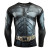 Ultra-Stretch Tight Batman Panther Wicking Quick Drying Clothes Men's Sports Fitness Long-Sleeved T-shirt