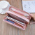 2020 New Double Zipper Hand Wallet Women's Long Stitching Contrasting Color Large Double-Layer Wallet Mobile Phone Pouch