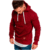 2019 New Men's Solid Color Outdoor Sports Casual Fleece Sweater Jacket