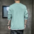Cotton Long-Sleeved T-shirt Men's 2020 New Youth Fashion T-shirt Clothes Men's Ins Popular Brand Loose Long Sleeve