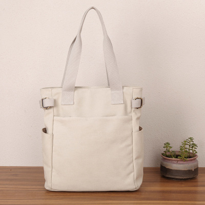 Bag Female 2020 New Canvas Bag Women Shoulder Wild Canvas Bag Japanese-Style Retro Mass canvasbag