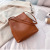 Double-Shoulder College Student Female 2020 Simple Fashion Small and Large Bucket Bag Korean-Style Large-Capacity Pu Bag
