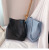 Double-Shoulder College Student Female 2020 Simple Fashion Small and Large Bucket Bag Korean-Style Large-Capacity Pu Bag