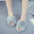 Fur Slippers Women's Winter Foreign Trade Large Size Indoor Plush Flat Floor Slippers Open Toe Warm Cotton Slippers