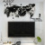 Nordic Modern Simple Creative World Map Wall Clock Living Room Luminous Decorative Clock Acrylic 3D Wall Clock