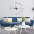 Tiktok Celebrity Style Acrylic Wall Stickers Clock DIY Simple Clock Mute Home Living Room Study and Bedroom Wall Clock