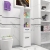 Waterproof Storage Rack Bathroom Storage Rack Toilet Floor Narrow Cabinet Toilet Side Cabinet