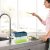 Slingift Dish Soap Dispenser for Kitchen Soap Dispenser with Sponge Holder Soap Dispenser for Kitchen Sink Soap