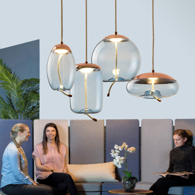 Modern Minimalist Living Room Dining Room Bar Industrial Style Creative Nordic Lamps Bedroom Single Head Bedside Lamp