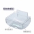 S42-6041 Multi-Functional Transparent Waterproof Double-Layer Tissue Box Bathroom Rack Free Punch Tissue Box