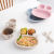Maixiang Rabbit Plate Children's Cartoon Wheat Straw Tableware Set Kindergarten Baby Grid Plate Drop-Resistant