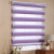 Soft Gauze Curtain Gradient Pleated Curtain Double-Layer Shutter Living Room Office Soft Gauze Curtain Curtain Finished Product