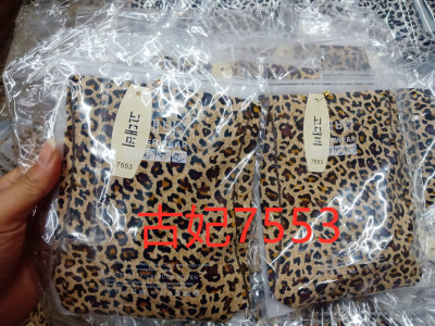One Product Dropshipping Gufei 7553 Thin Leopard Print Underwear Women's Medium & High Waist Belly Contracting Sheath Breathable Waist Briefs