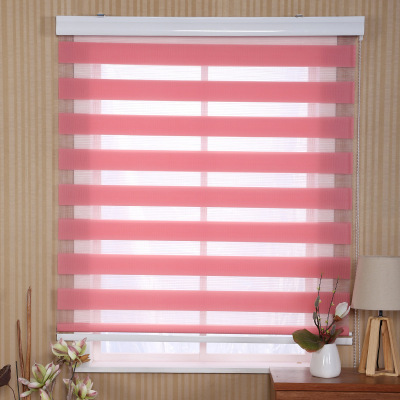 Factory Wholesale Shutter Office Kitchen and Toilet Toilet Waterproof Punch-Free Shading Lifting Louver Curtain