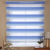 Soft Gauze Curtain Gradient Pleated Curtain Double-Layer Shutter Living Room Office Soft Gauze Curtain Curtain Finished Product
