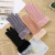 Winter Women's Suede Gloves Touch Screen Three-Way Rib Gloves Cute Student Cycling Gloves Fleece-Lined Thermal Gloves