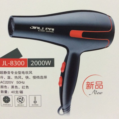 JL 8300 Hotel High-Power Hair Dryer Wall-Mounted Household Electric Blower Heating and Cooling Air Professional Hair Dryer