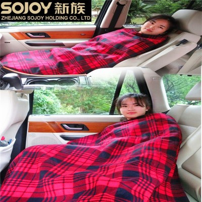 12V Car-Mounted Heating Blanket Winter Hot Sale Products 150 * 100cm Car Warm Pad Lattice Multicolor