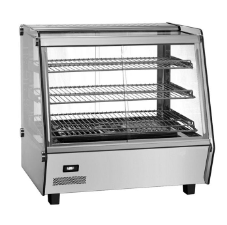 125L卧式不锈钢商用汉堡台式展示蛋挞小型油炸保酥食品保温恒温