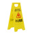 SOURCE Supply Yellow Plastic a Sign A- Shaped Sign Board Caution Slippery No Parking Warning Sign Customized