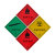 Zhengpin 3M Dangerous Goods Vehicle Logo Flammable Liquid Tanker Logo Anti-Glare Screen Protector Warning Sign Adhesive Sticker