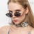 2020 Cool Leaves Hollow Sunglasses Men Europe Trend Colorful Street Shot Sunglasses Cross-Border Hot Sale Glasses