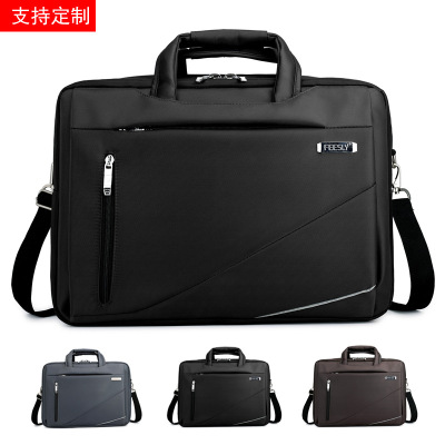 15.6-Inch Nylon Laptop Bag New Computer Bag Factory Wholesale Waterproof Gift Bag Custom Handbag