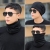 Scarf Men's Winter Warm Korean Style Simple Neck Protection Bandana Winter Thickened Pullover Outdoor Student Men's and Women's Scarf All-Matching
