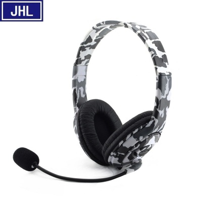 Factory Custom Headset Desert Camouflage Wired Headset PC Desktop Computer Special Mobile Phone Music Dual-Use.