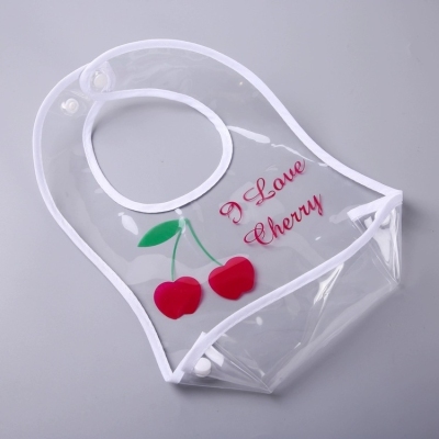 Baby Eating Disposable Transparent Cartoon Bib Mouth Eva Bib Saliva Towel Environmental Protection Water and Dirt Resistant Gadgets
