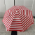 120-Inch Beach Umbrella 48-Inch Beach Umbrella Red and White Striped Pattern
